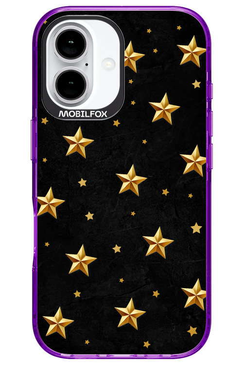 Golden Stars - Apple iPhone 16