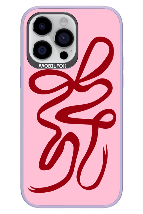 Burgundy Bow - Apple iPhone 14 Pro Max