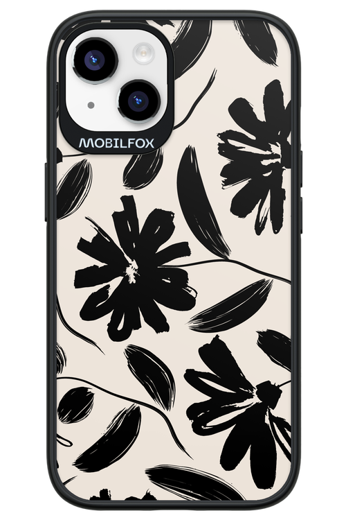 Monochrome Flowerss 2.0 - Apple iPhone 14