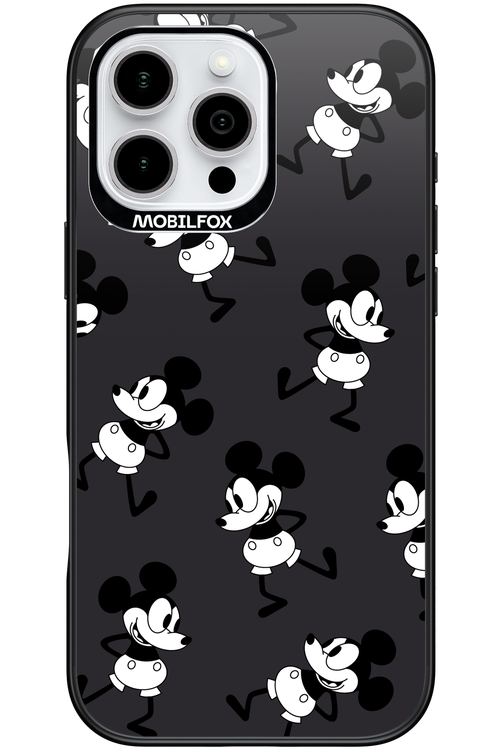 Iconic Mouse (antracite pattern) - Apple iPhone 16 Pro Max