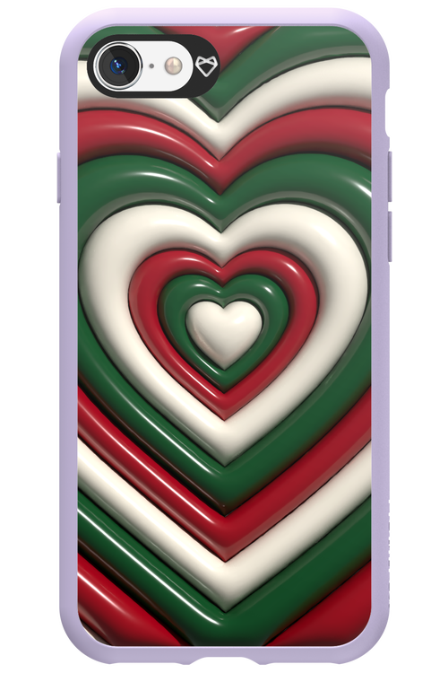 XMAS Hearts - Apple iPhone SE 2020