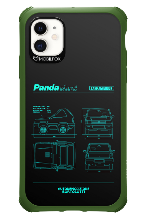 Panda Car Blue - Apple iPhone 11