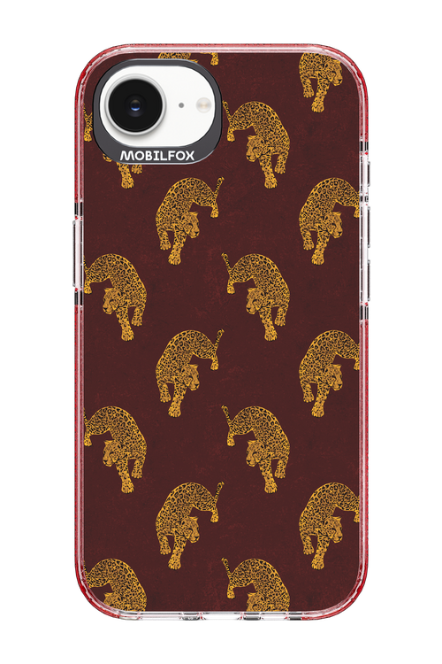 Burgundy Leopard Pattern - Apple iPhone 16e