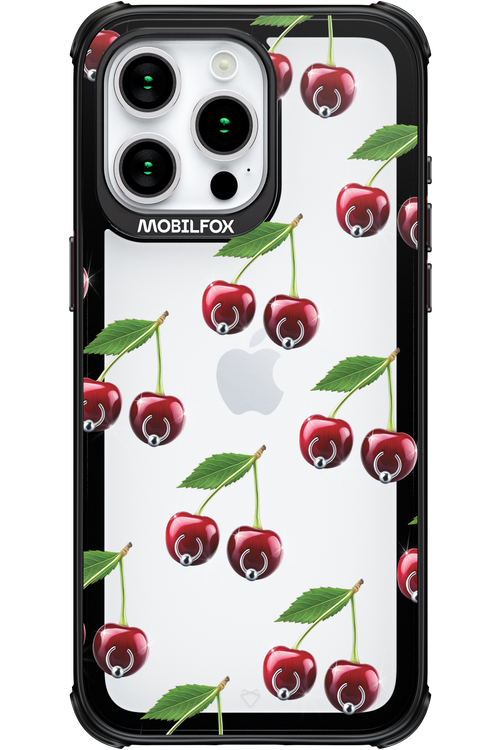 Spicy Cherries Transparent - Apple iPhone 15 Pro Max