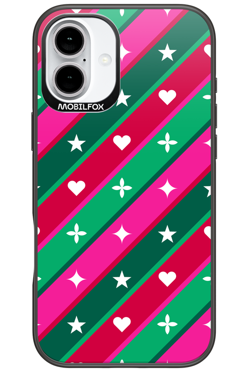 Christmas Stripes - Apple iPhone 16 Plus