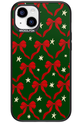 Bow & Stars (Green) - Apple iPhone 15 Plus