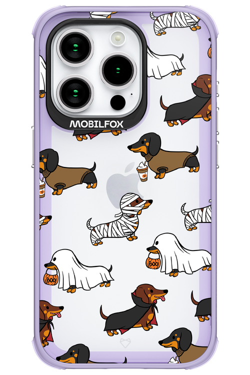 Scary Dachshund (Transparent) - Apple iPhone 15 Pro