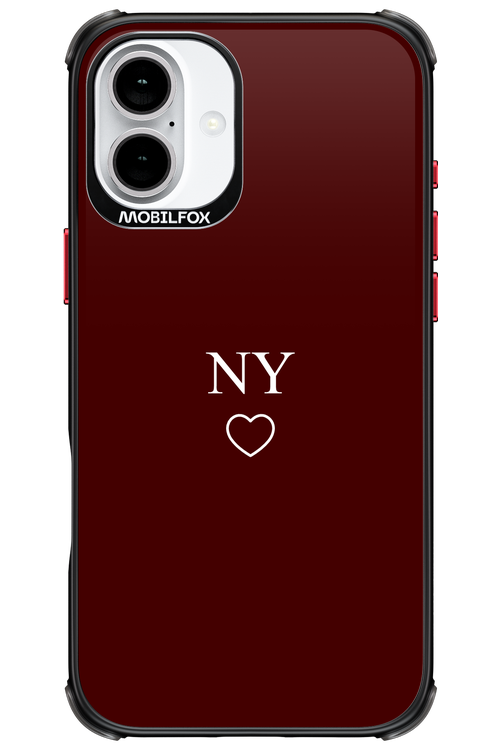 NY Burgundia 2.0 - Apple iPhone 16 Plus
