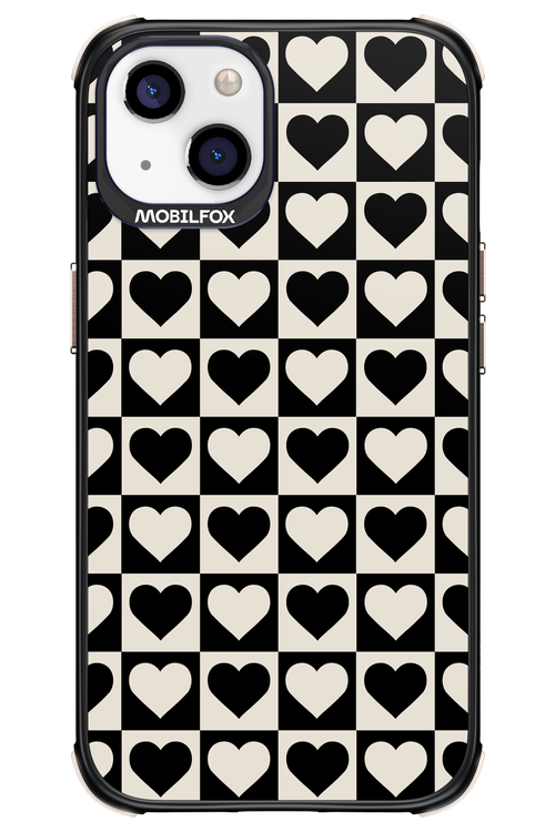 Checkered Heart - Apple iPhone 13