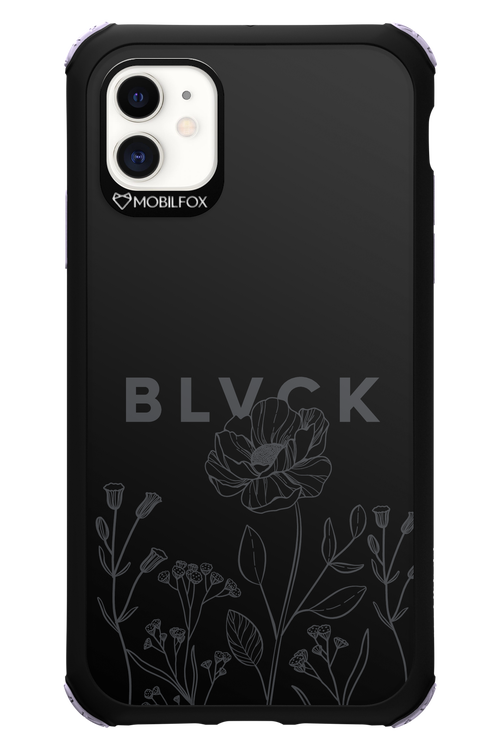 Black Flowers - Apple iPhone 11