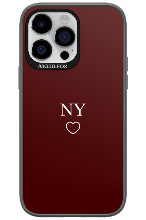 NY Burgundia 2.0 - Apple iPhone 14 Pro Max