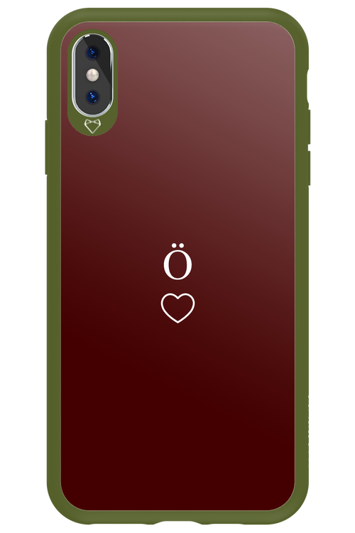 O Burgundia II 2.0 - Apple iPhone XS Max