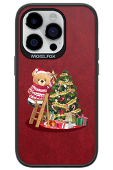 Christmas Bear (Burgundy) - Apple iPhone 14 Pro
