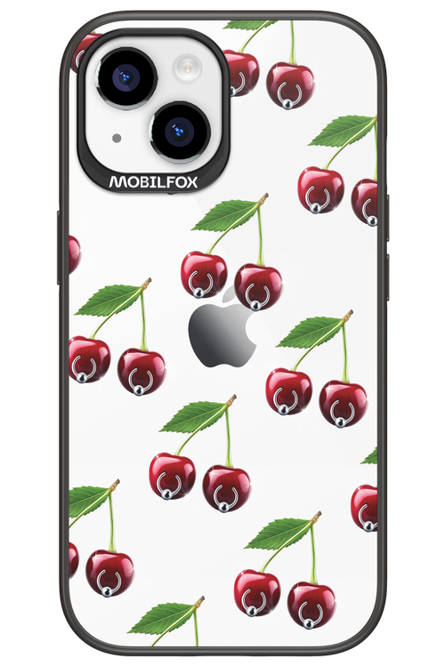 Spicy Cherries Transparent - Apple iPhone 15