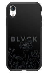 Black Flowers - Apple iPhone XR