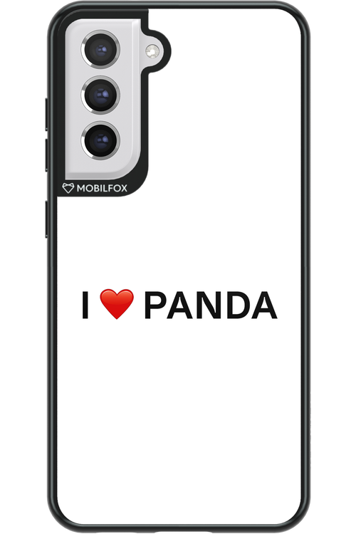 Panda Love White - Samsung Galaxy S21 FE