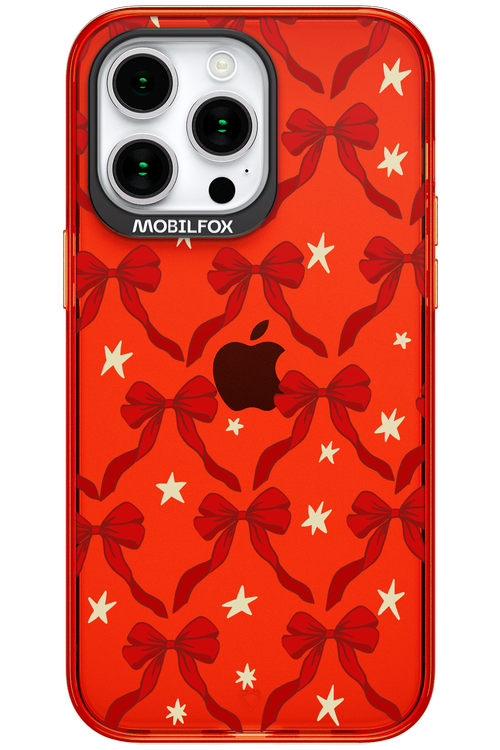 Bow & Stars (Transparent) - Apple iPhone 15 Pro Max