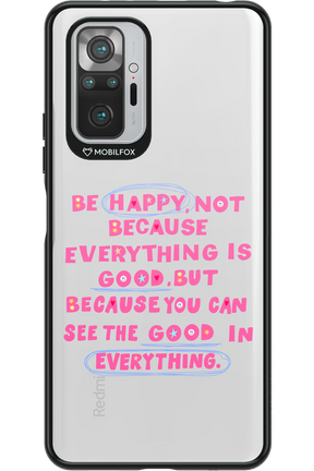 Be Happy 2.0 - Xiaomi Redmi Note 10 Pro