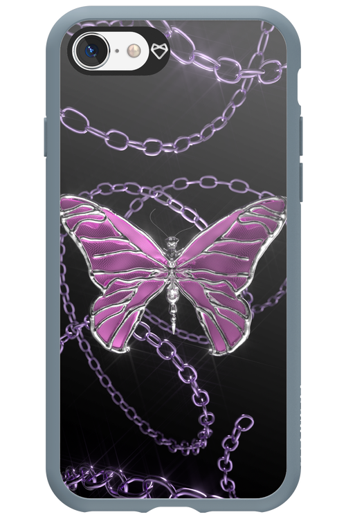 Butterfly Necklace - Apple iPhone SE 2020