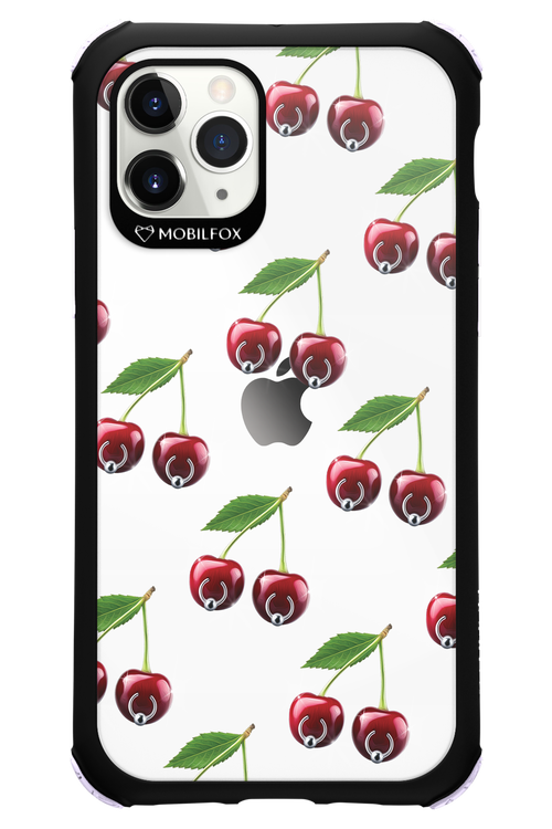 Spicy Cherries Transparent - Apple iPhone 11 Pro