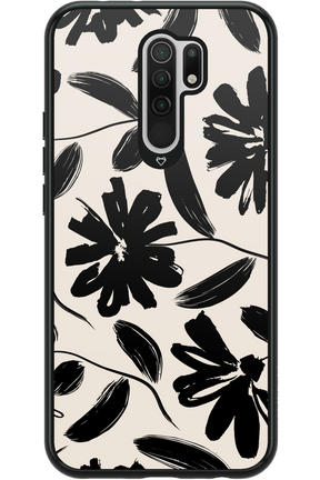 Monochrome Flowerss 2.0 - Xiaomi Redmi 9