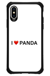 Panda Love White - Apple iPhone XS