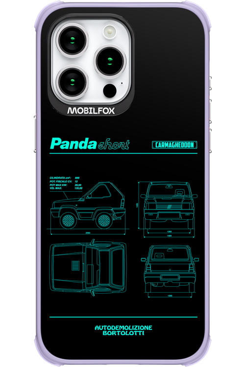 Panda Car Blue - Apple iPhone 15 Pro Max