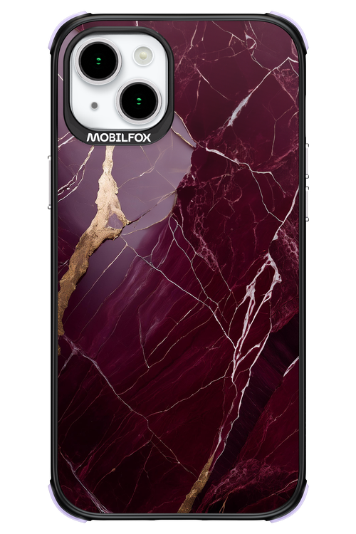Burgundy Marble 2.0 - Apple iPhone 15 Plus