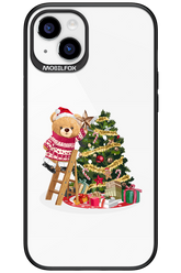 Christmas Bear (Transparent) - Apple iPhone 15 Plus