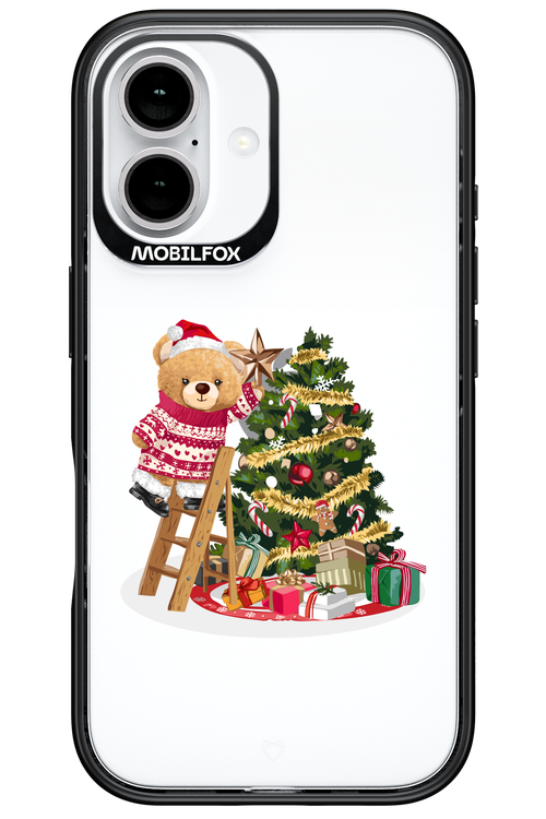 Christmas Bear (Transparent) - Apple iPhone 16