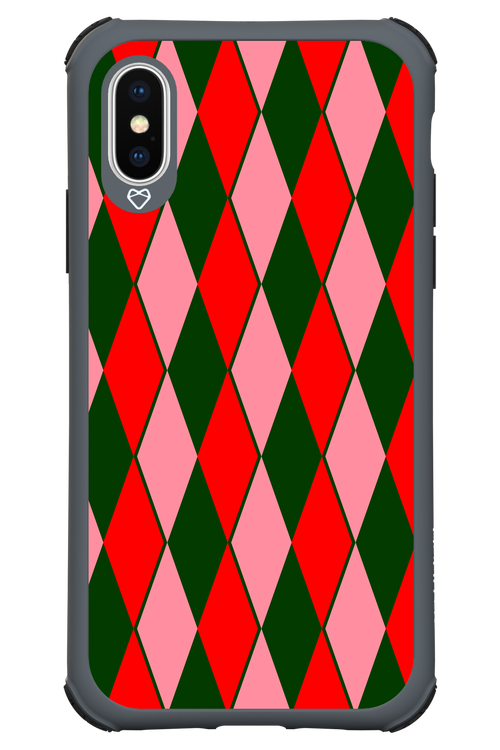Retro Christmas - Apple iPhone X