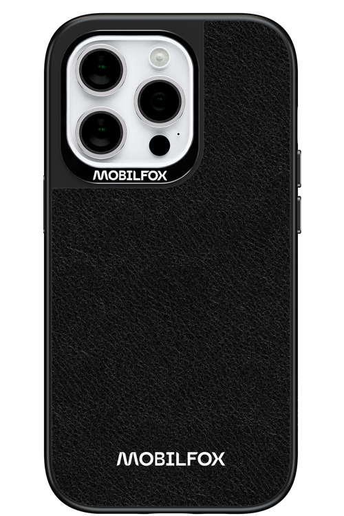 Logo White Leather 2.0 - Apple iPhone 14 Pro
