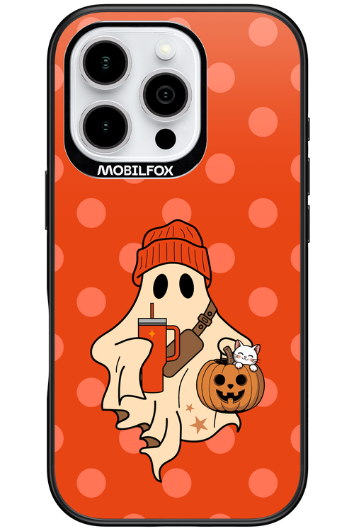 Ghost Girl (Orange) - Apple iPhone 16 Pro