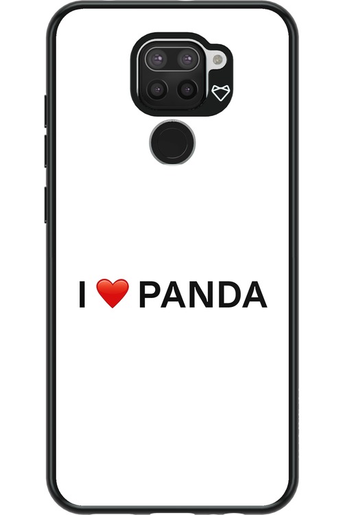 Panda Love White - Xiaomi Redmi Note 9