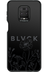 Black Flowers - Xiaomi Redmi Note 9 Pro