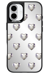 Shiny Hearts Mirror - Apple iPhone 16 Plus