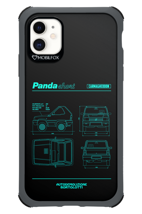 Panda Car Blue - Apple iPhone 11