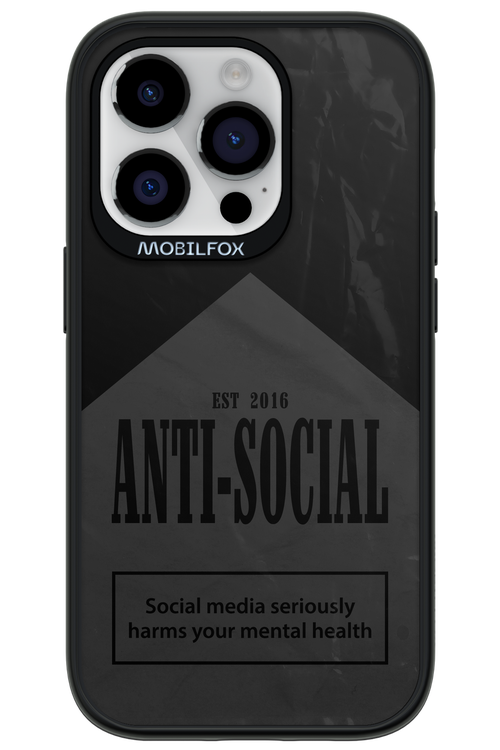 ANTI-SOCIAL (BLVCK) 2.0 - Apple iPhone 14 Pro