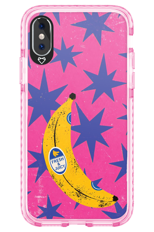 BANANA POP BLUE 2.0 - Apple iPhone XS