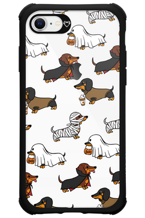 Scary Dachshund (Transparent) - Apple iPhone 8