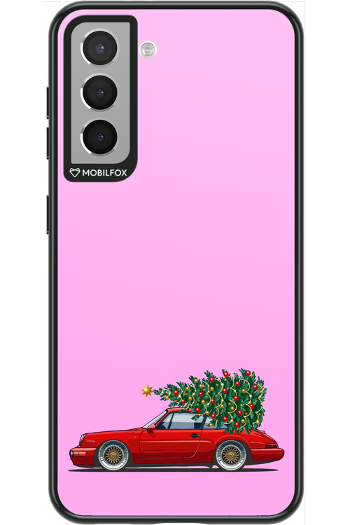 XMAS Car Pink - Samsung Galaxy S21