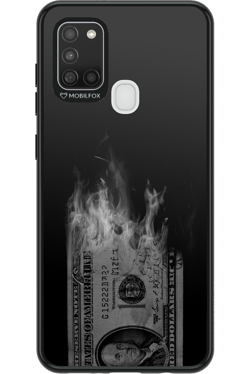 Money Burn B&W - Samsung Galaxy A21 S