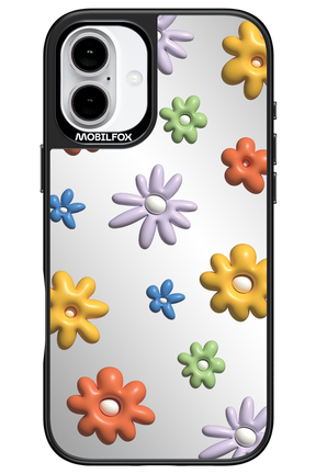 Pufferflowers Mirror - Apple iPhone 16 Plus