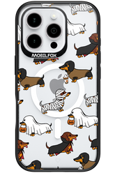 Scary Dachshund (Transparent) - Apple iPhone 16 Pro