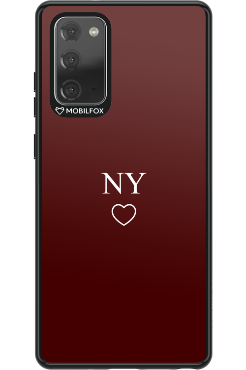 NY Burgundia 2.0 - Samsung Galaxy Note 20