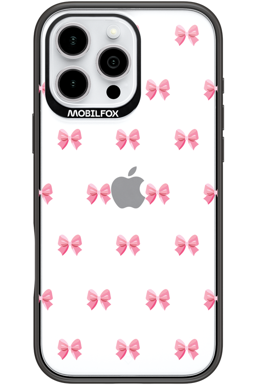 Pinky Bow - Apple iPhone 16 Pro Max