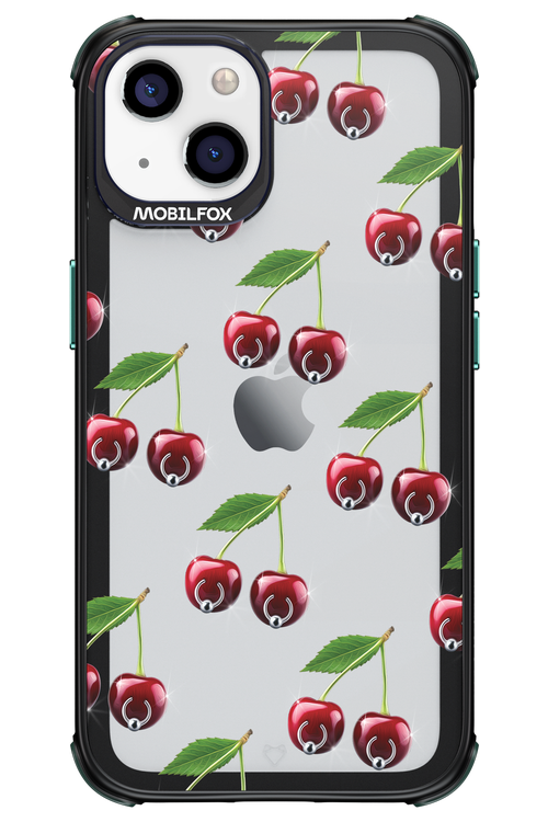 Spicy Cherries Transparent - Apple iPhone 13