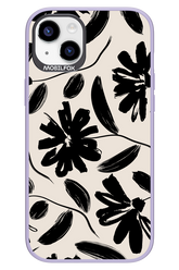 Monochrome Flowerss 2.0 - Apple iPhone 14 Plus