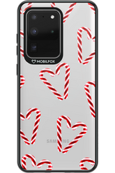 Candy Cane Hearts - Samsung Galaxy S20 Ultra 5G