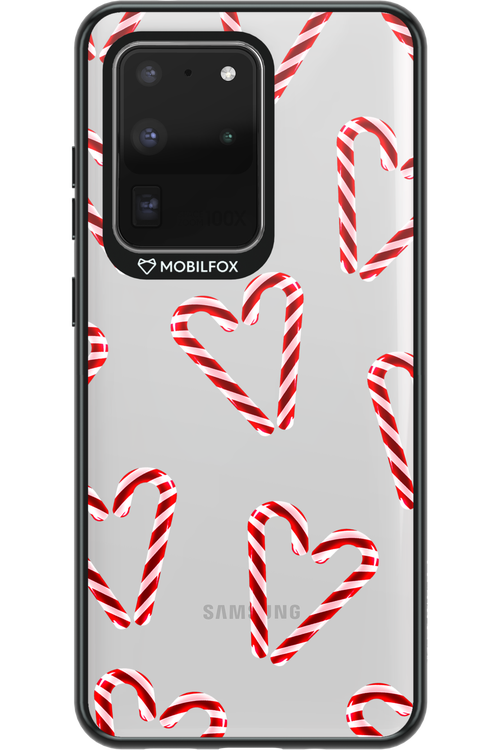 Candy Cane Hearts - Samsung Galaxy S20 Ultra 5G